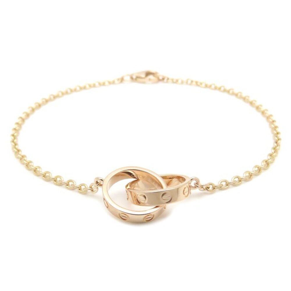 CARTIER 18k Gold Love Charm Bracelet